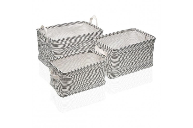 Basket set Polyester (3 Pieces) (25 x...