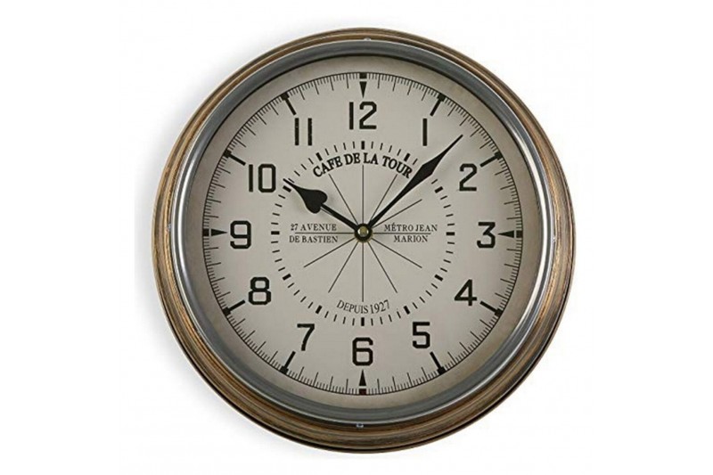 Reloj de Pared Versa Cafe Tour Metal...