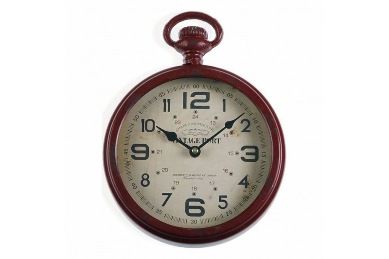 Wall Clock Versa Metal (28 x 5 x 22 cm)