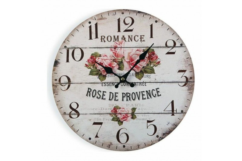 Horloge Murale Versa Romance Bois (4...