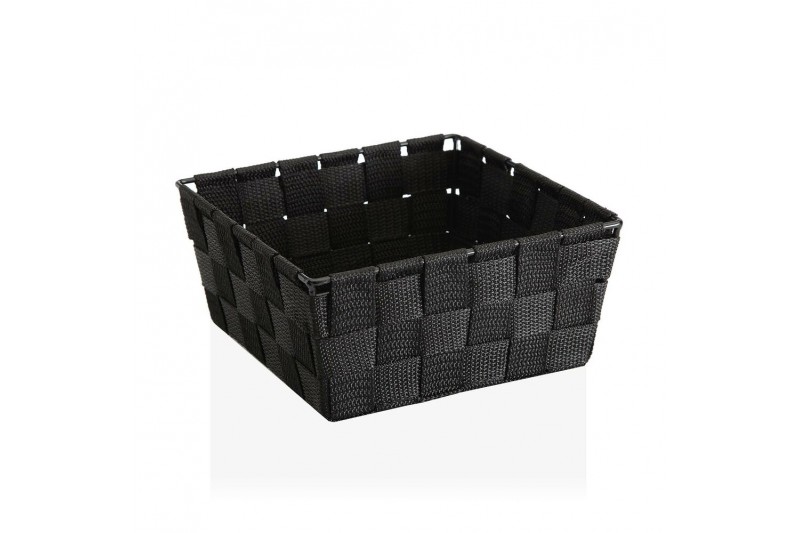 Basket Versa Black Textile (10 x 6 x...