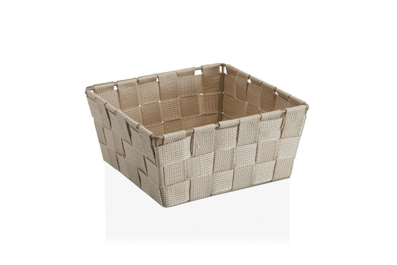 Basket Versa Beige Textile (10 x 6 x...