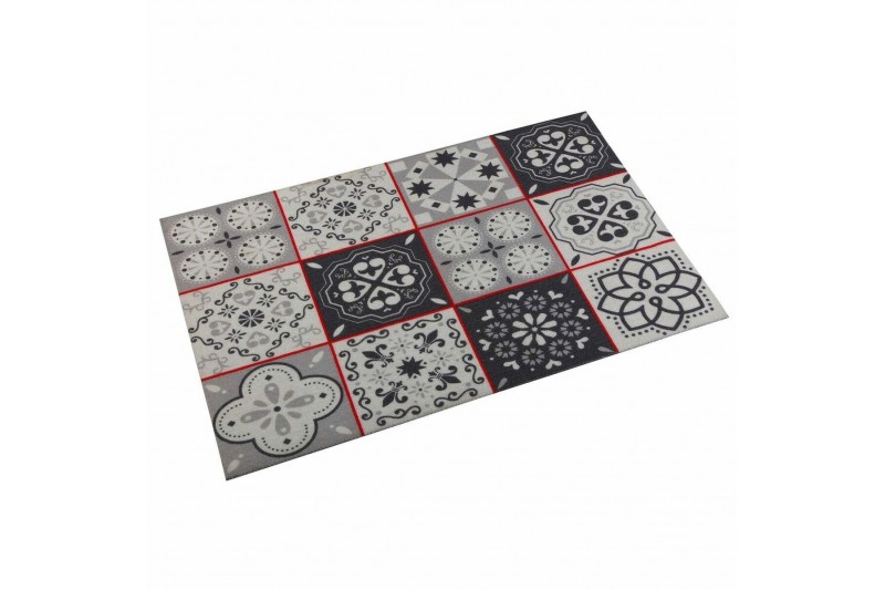 Alfombrilla Versa Mosaico Gris Cocina...