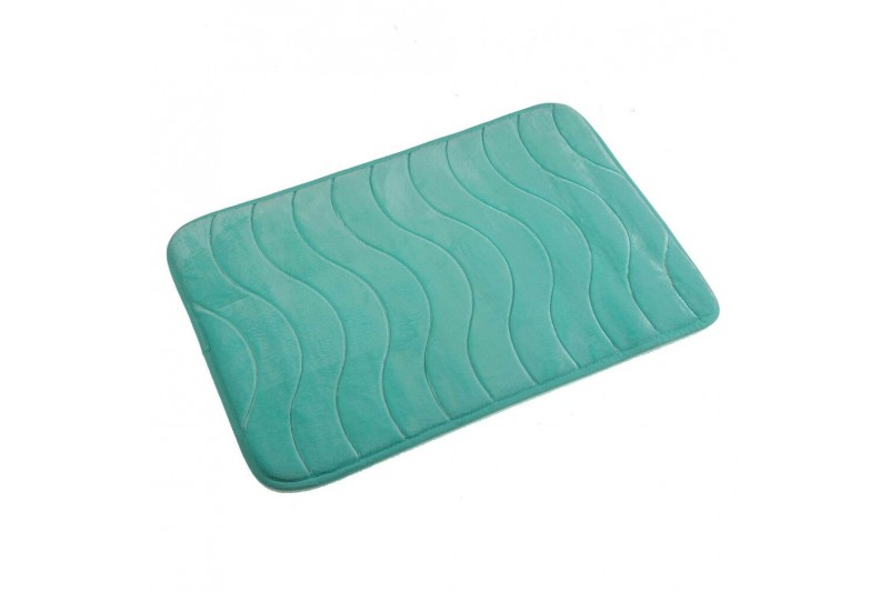 Bath rug Versa Fernie Blue Cotton (40...