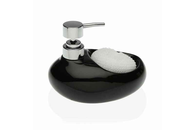 Dispenser di Sapone Versa Nero Spugna...