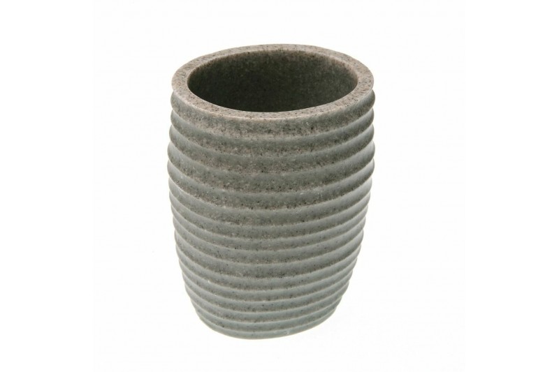 Toothbrush Holder Versa Grey polyresin