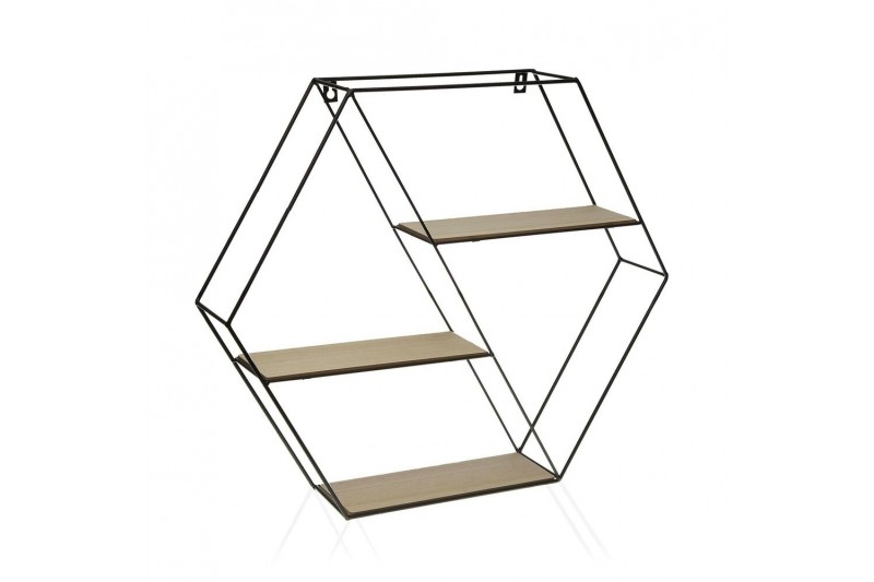 Shelves Versa Black Wood (58 x 51 x...