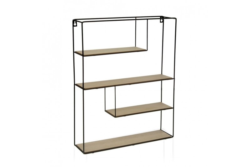 Shelves Versa Rectangular Black Wood...