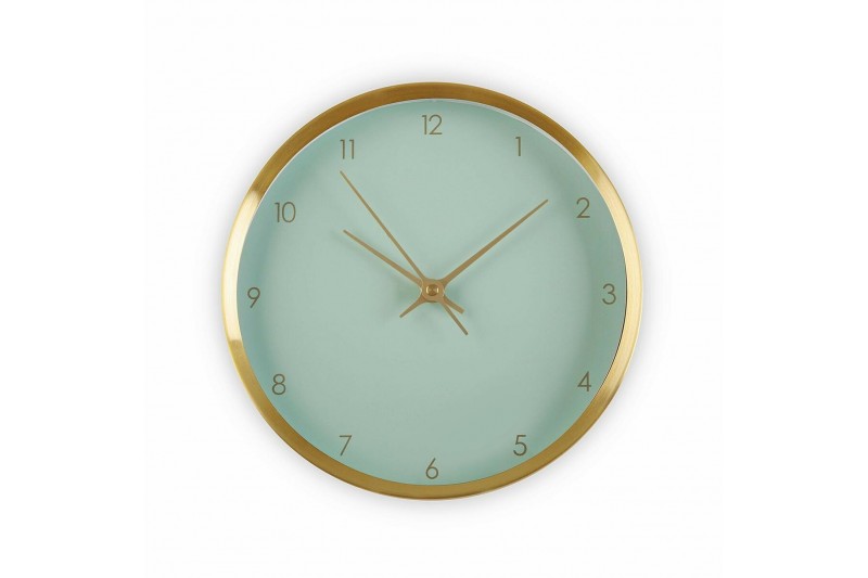 Horloge Murale Versa Vert Aluminium...