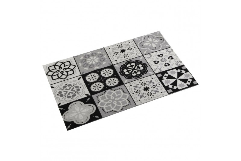 Alfombra Mosaic Versa Blk Negro...