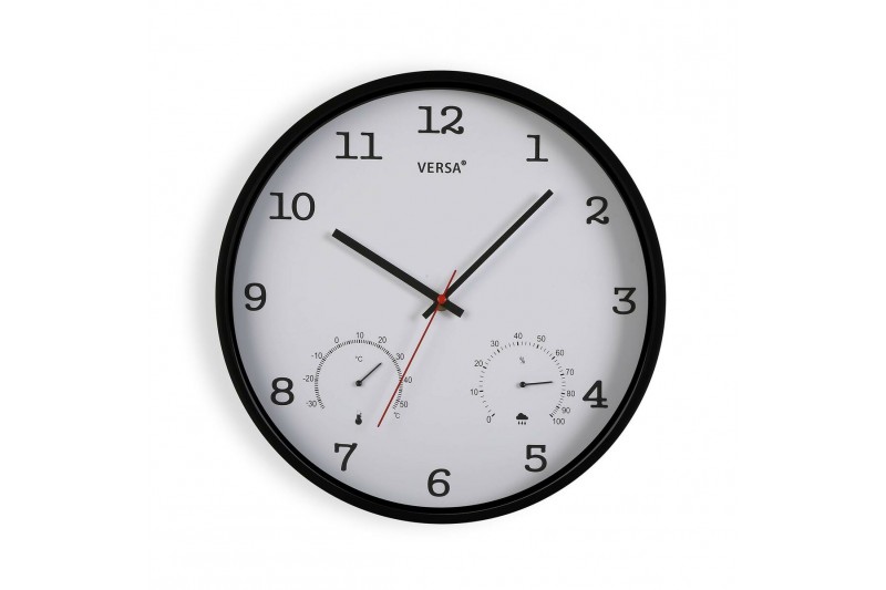 Wall Clock Versa White Plastic (4,3 x...