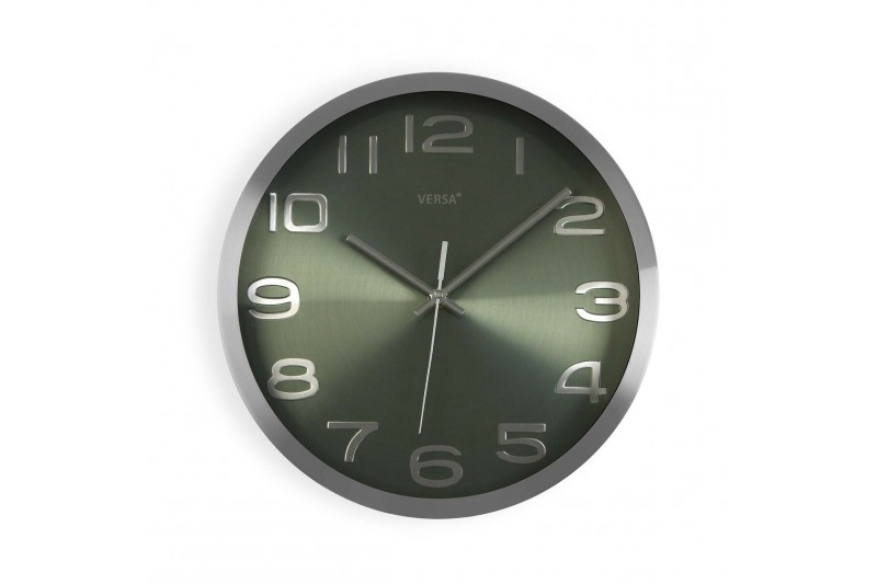 Wall Clock Versa Silver Aluminium (4...