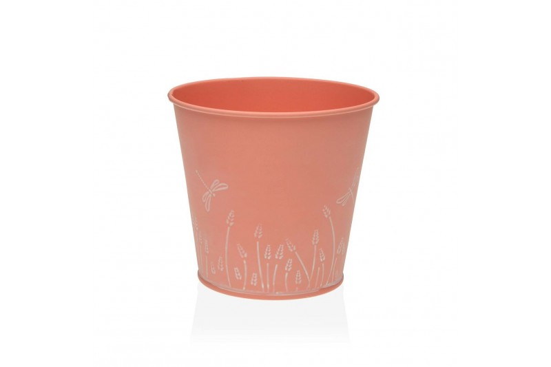 Plant pot Versa Zink Orange Metal (12...