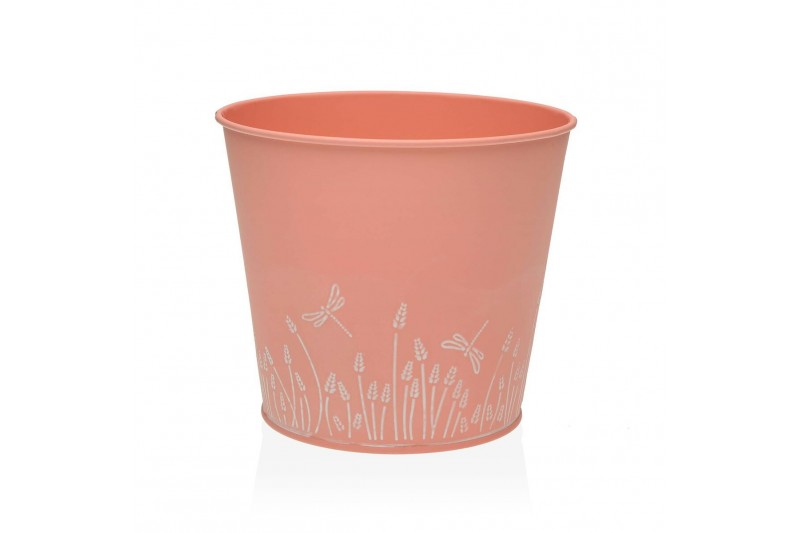 Plant pot Versa Zink Orange Metal (16...