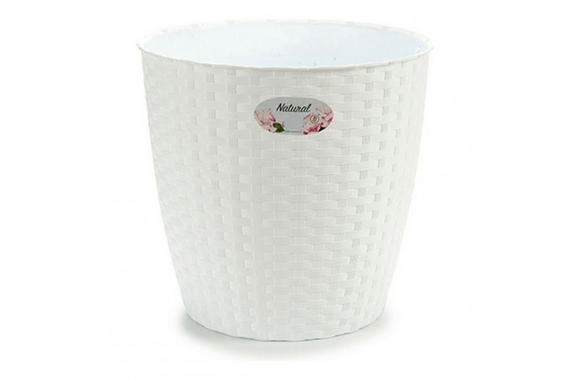 Bloempot Wit Plastic (29 x 26,5 x 29 cm)