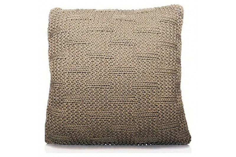 Coussin Laine (60 x 20 x 60 cm) Beige