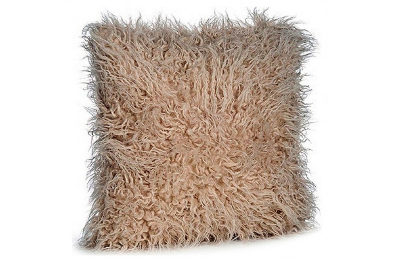 Coussin Cuir Camel (45 x 1 x 45 cm)...