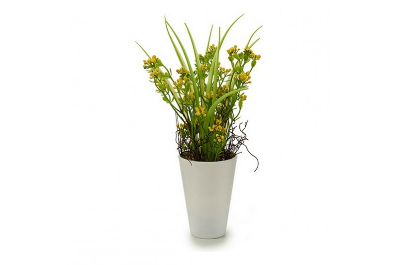 Bloempot Wit Plastic (12 x 30 x 12...