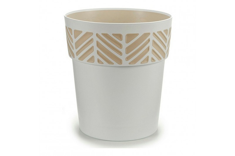 Cache-pot Orfeo Blanc Plastique (30 x...