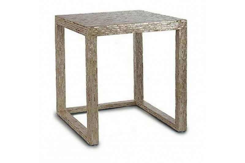 Side table Silver Beige Golden White...