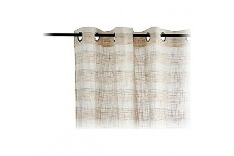 Curtains Brown Stripes Light brown...