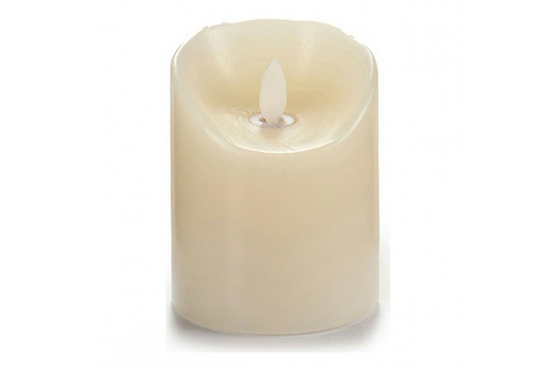 LED Candle Plastic Cream 10 cm