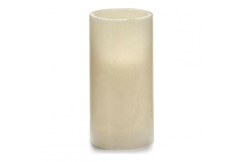 LED Candle Plastic Cream (7,5 x 15 x...