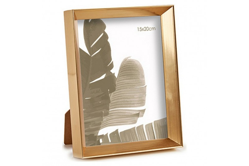 Photo frame Golden Plastic Glass...