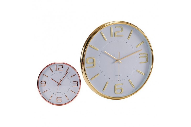 Horloge Kristal Plastic (33 x 4 x 33 cm)