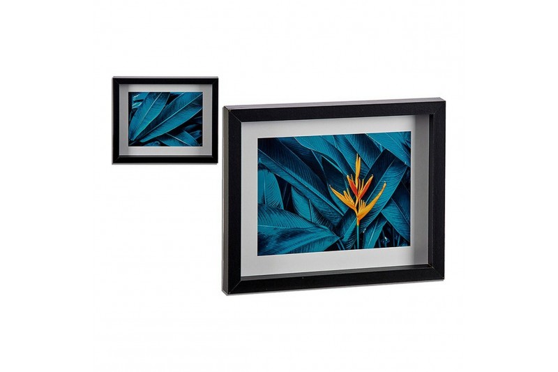 Painting With frame Black Wood (22 x...