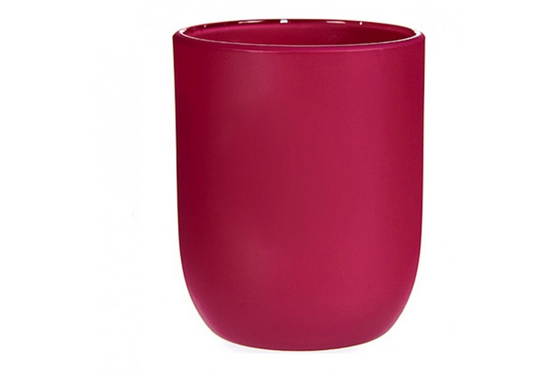 Kaars Grek Soul Glas Roze (7 x 8 x 7 cm)