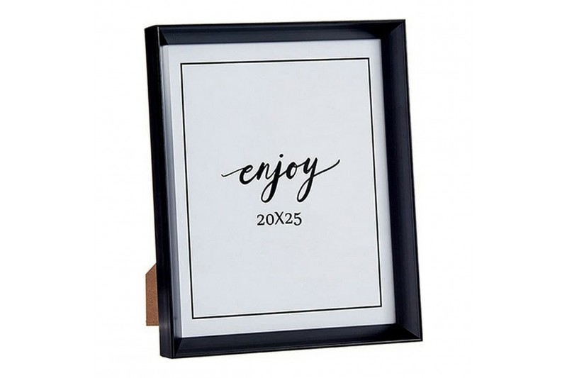 Photo frame Black Glass Plastic (22,2...