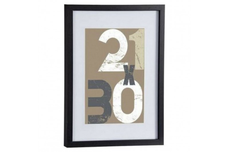 Porte photos mural Noir MDF (32,5 x...