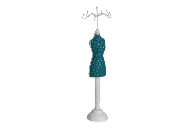 Jewellery Stand Green Rhombus Cotton...