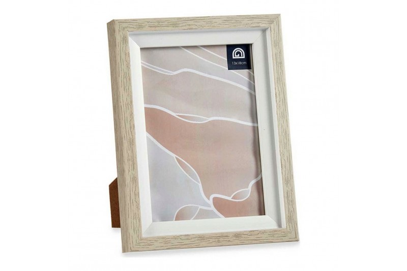 Photo frame Brown White Crystal Wood...