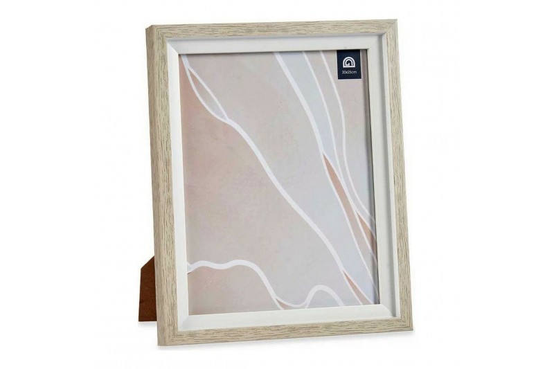 Photo frame Brown White Crystal Wood...