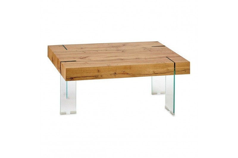 Table Basse Bois verre (60 x 42 x 120...