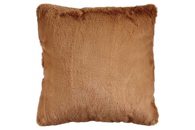 Cushion With hair Brown Synthetic...