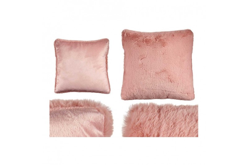 Coussin Avec cheveux Rose Cuir...