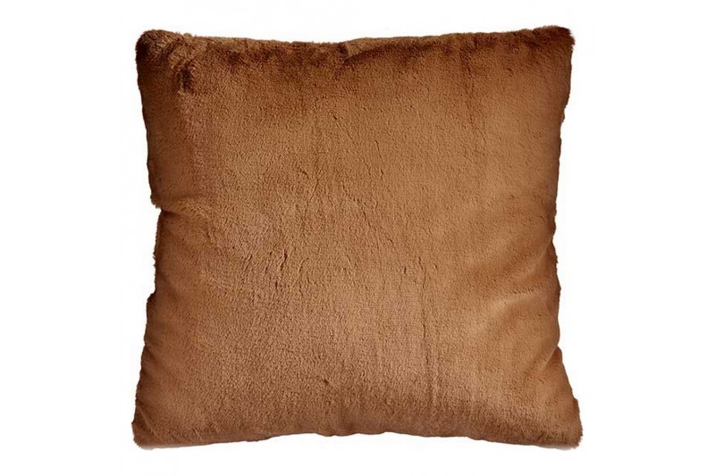 Coussin Avec cheveux Marron Cuir...