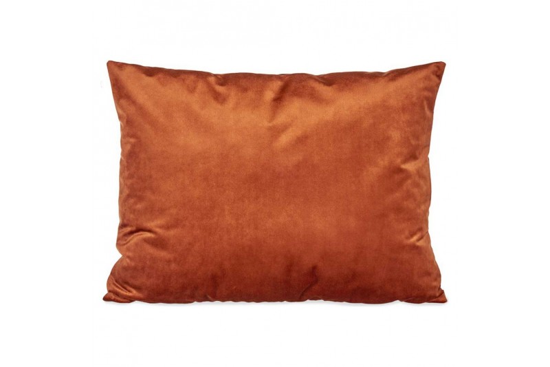 Coussin Polyester Velours Orange (45...