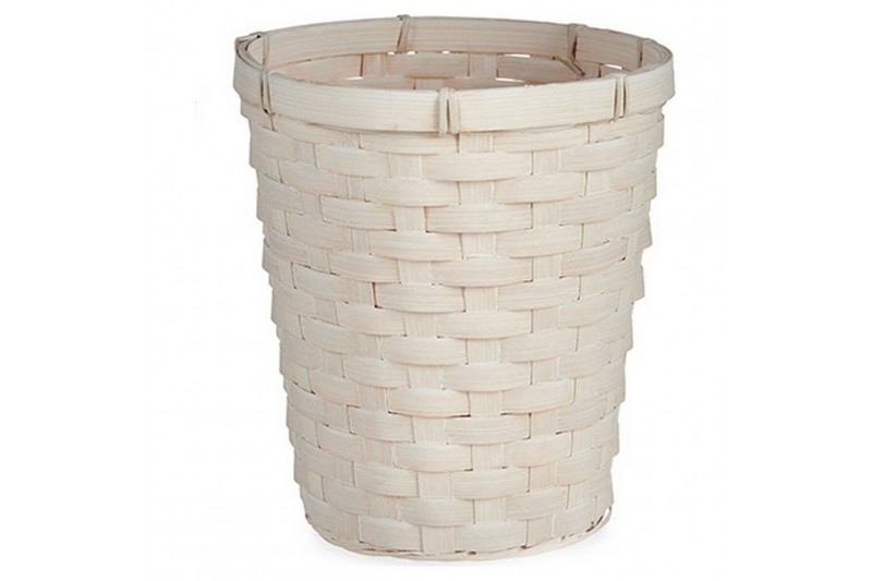 Cache-pot Blanc PVC Bambou (20 x 19 x...