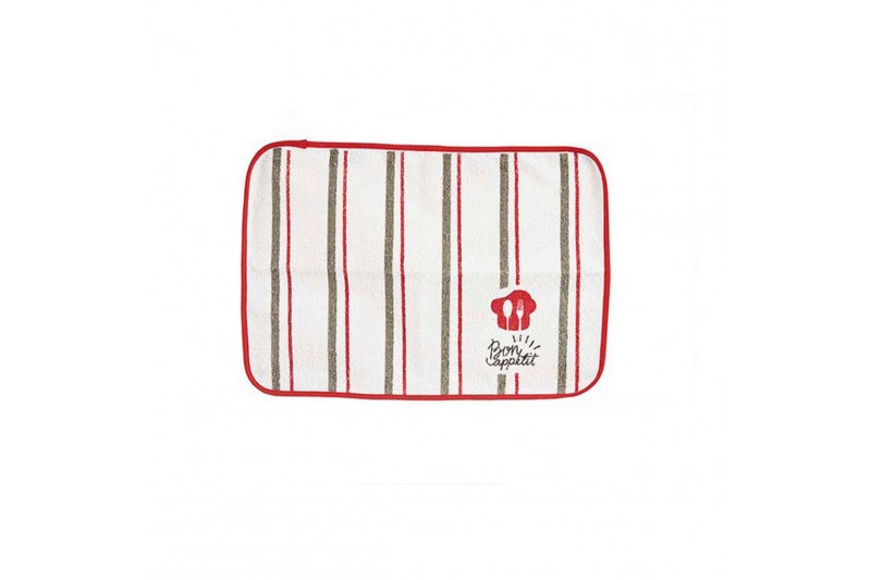 Place mat Bon Apetit Red White (33 x...