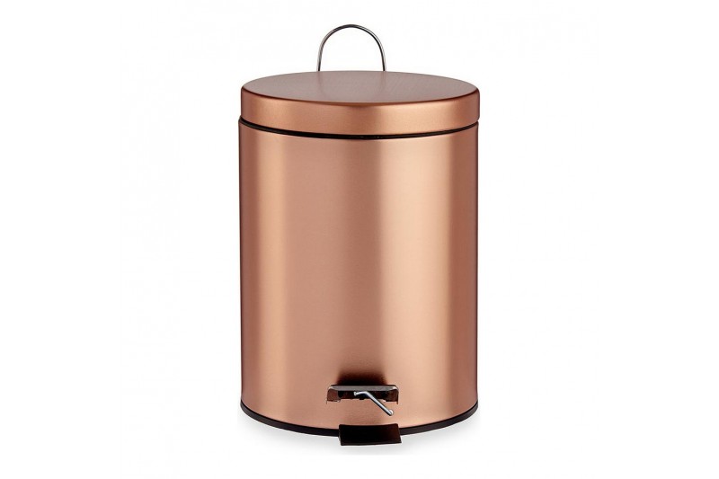 Pedal bin Metal Copper Plastic 5 L...