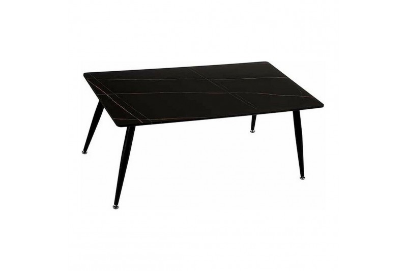 Centre Table Marble Black Metal...