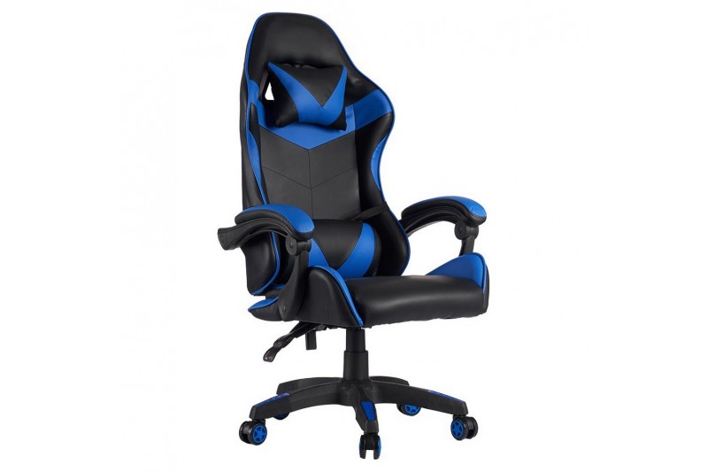 Sedia Gaming Nero Azzurro