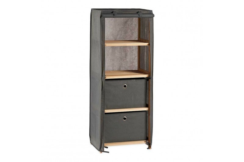 Shelves Grey Wood Cloth (28 x 113 x...