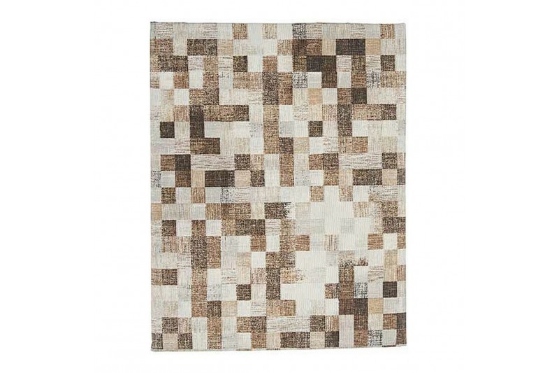 Tablecloth Squares Thin canvas Beige...