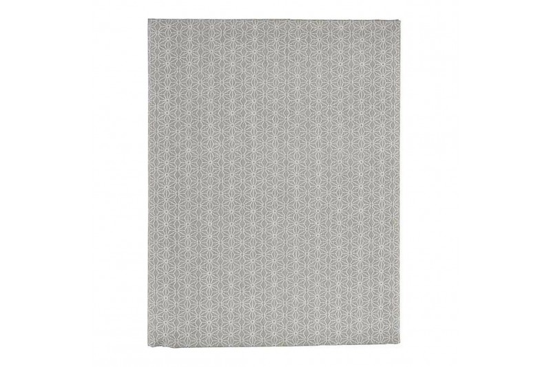 Nappe Etoiles toile Gris (140 x 180 cm)