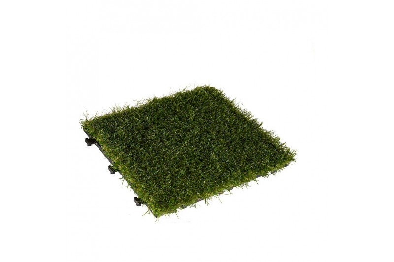 Interlocking Floor Tile Green Plastic...